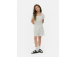 7–15 ans | Ensemble blouse froncée et short à rayures