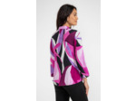 Tunique Imprime Colore Col Chemise