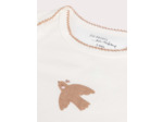 Lot de 2 body manches longues à imprimé oiseau pour bébé fille