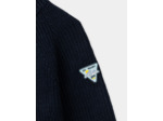Gilet en maille bleu marine
