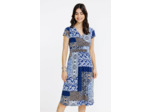 Robe en maille imprimée
