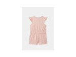 Combinaison courte rose clair pour bébé fille