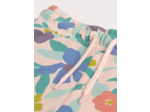 Bas de jogging rose imprimé fleuri pour fille