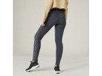 Legging de fitness en coton femme, gris ardoise