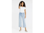 Pantacourt large en denim
