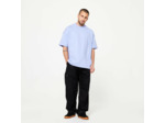 T-SHIRT LARGE DE SKATEBOARD INDIGO PASTEL TS500. COLLECTION SIGNATURE DAMESTOY