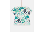 Tee Shirt Manches Courtes Ecru