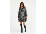 Robe courte imprimée NOIR
