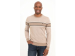 Pull Col Rond Rayé