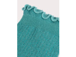 Chaussettes turquoises pailletés pour fille