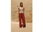 Pantalon fluide élastiqué,Pantalon fluide élastiqué;${refinementColor}