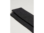 Chaussettes longues côtelées avec laine et cachemire pour homme