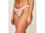 String en popeline de coton à motif fraises