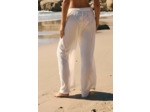 Pantalon fluide élastiqué,Pantalon fluide élastiqué;${refinementColor}