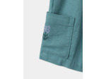 Short coton lin ceinture