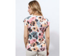 T-Shirt manches courtes imprimé BLANC Femme