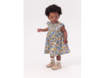 Robe écrue à imprimé fleuri pour bébé fille