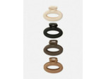 Lot de 4 barrettes mates