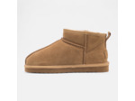 Boots Femme en cuir cognac