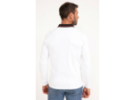 Polo manches longues Brique