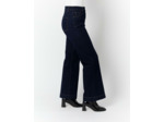 Jean long large MARINE Femme