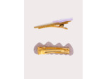 Lot de 3 barrettes étoiles et coeurs paillettés pour fille