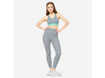 Legging taille haute fitness cardio femme imprimé