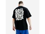 T-shirt graphique mixte, Elementals, noir