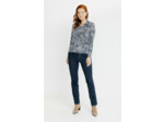 Tee-Shirt Col Polo Imprime Peau De Bete