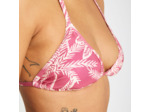 Haut de maillot de bain triangle texturé Femme - Mae palmer rose