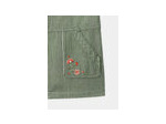 Gilet rayé vert pour bébé fille