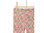 Legging bleu céleste à imprimé fleurs