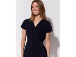 Robe courte unie MARINE