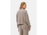 Sweat-shirt à col cheminée zippé