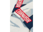 Chaussettes en cachemire à motif montagnes