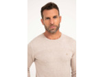 Pull col rond uni Sably