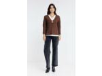 Cardigan maille fantaisie