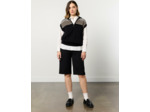 Pull épais rayé NOIR Femme