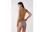Triangle sans armatures rayé haut de maillot