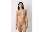 Triangle haut de maillot à rayures