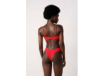 Brassière haut de maillot détail anneau