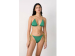 Triangle détails perles haut de maillot