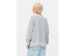 Sweat-shirt décontracté fendu sur le côté
