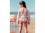 Maillot de bain deux pièces UPF 50+ imprimé