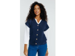 Cardigan maille brillante