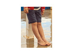 Pantalon bleu marine à fermeture éclair pour garçon