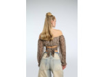 Blouse épaule libre