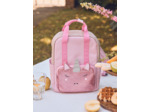 Sac à dos rose avec poche avant en tête de licorne paillettés Fille