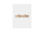 Combinaison blanche + bandeau marron pour bébé fille
