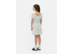 7–15 ans | Ensemble blouse froncée et short à rayures